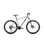 Horský bicykel ROMET RAMBLER R7.4 2024 L Strieborno-červený grafit